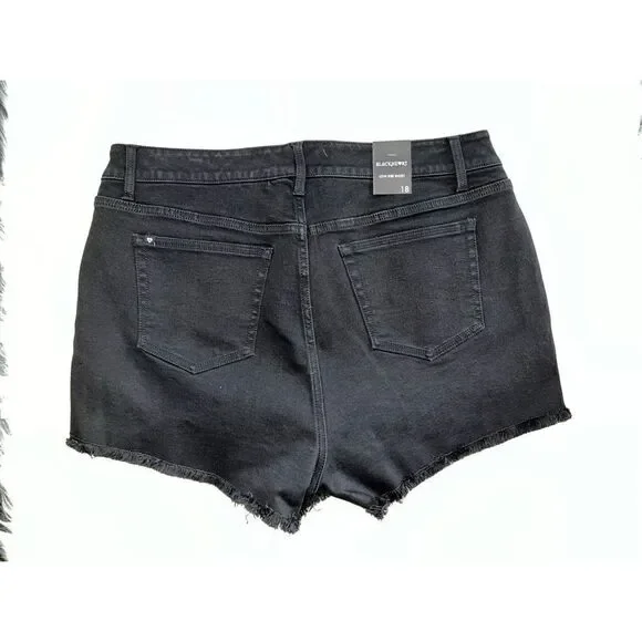 Blackheart Black Star Studded Low Rise Shorts Plus Size 18 - Picture 4 of 7